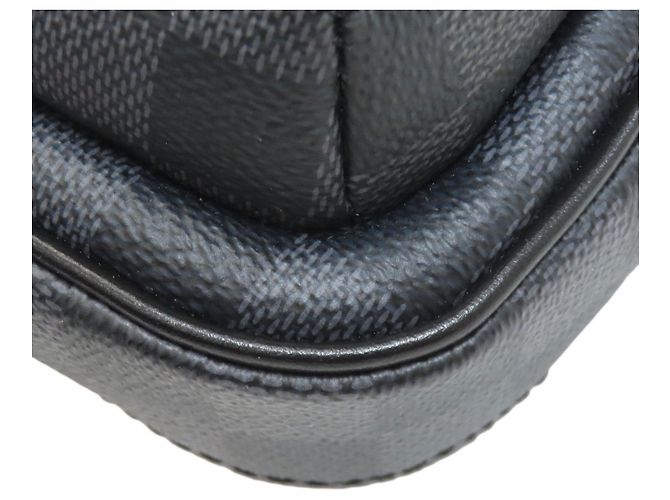 Borsa a tracolla Avenue Louis Vuitton Nero Damier ebene - vista 10