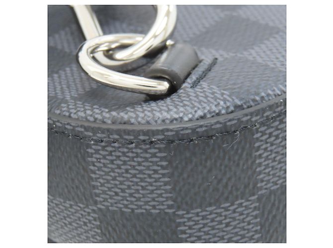 Borsa a tracolla Avenue Louis Vuitton Nero Damier ebene - vista 13