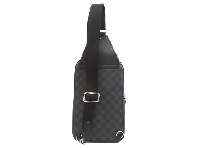 Borsa a tracolla Avenue Louis Vuitton Nero Damier ebene - vista 2