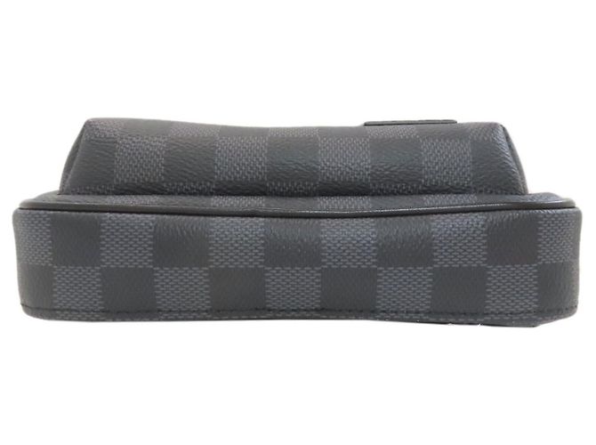 Borsa a tracolla Avenue Louis Vuitton Nero Damier ebene - vista 4