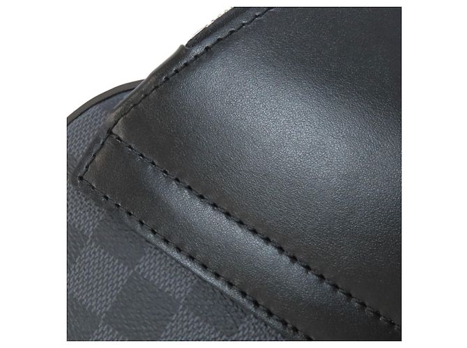 Borsa a tracolla Avenue Louis Vuitton Nero Damier ebene - vista 8