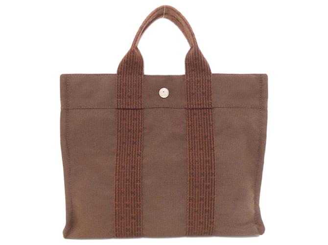 Hermès Borsa Hermes Air Line PM Marrone - vista 2