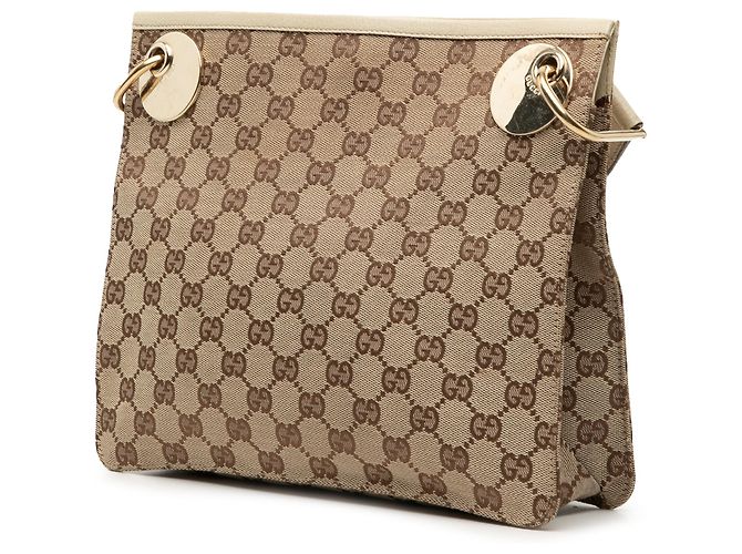 Gucci Beiger GG Canvas Eclipse Umhängetasche - Ansicht 2