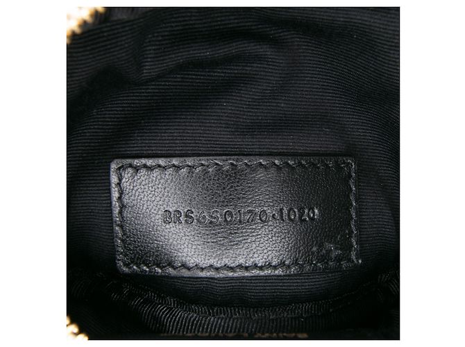 Borsa a tracolla Lou in vitello bianco con stampa a ciliegia Monogram di Saint Laurent - vista 6