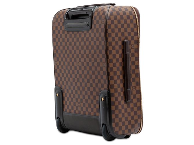 Louis Vuitton Pegase 50 Damier Ebene Marrone - vista 2