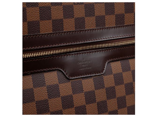 Louis Vuitton Pegase 50 Damier Ebene Marrone - vista 8