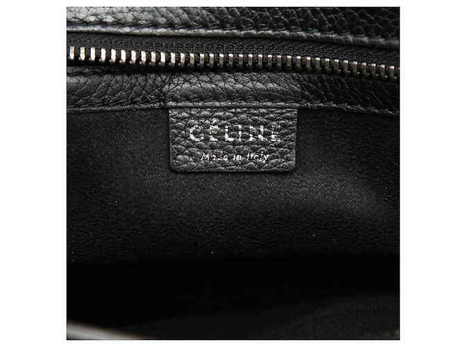 Luggage Céline Borsa da viaggio Celine in pelle nera nano Nero - vista 5