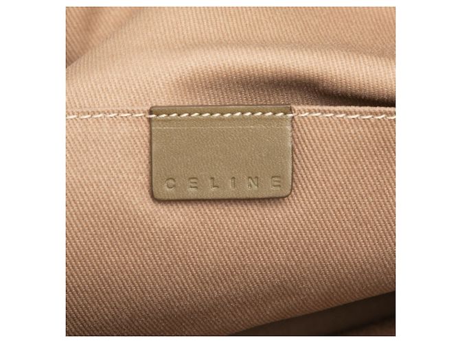 Céline Borsa a mano in tela Macadam Celine marrone Beige - vista 5