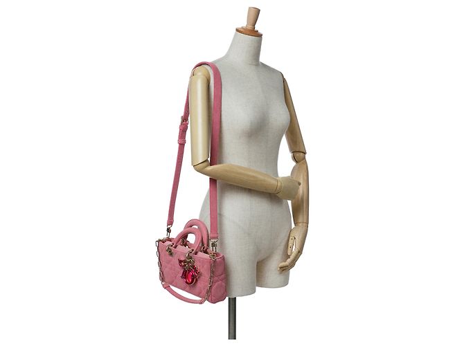 Dior Rosa Medio Denim Macrocannage Lady D Joy - vista 8