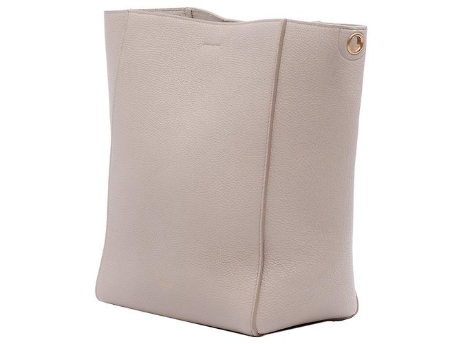 Céline Borsa a secchiello Sangle in pelle di vitello morbida e granulosa Celine marrone piccola Beige - vista 2