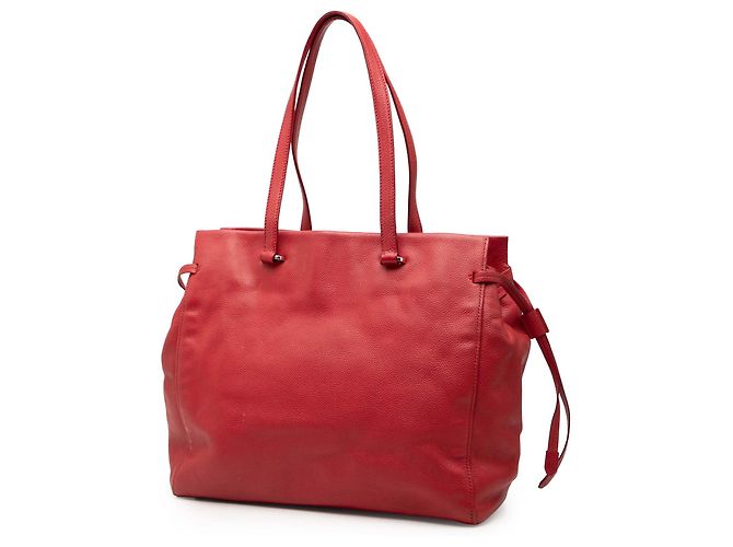 Borsa Prada Rossa Vitello Daino Rosso - vista 2