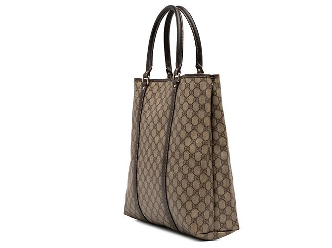 Tote verticale Gucci Beige GG Supreme Joy - vista 2