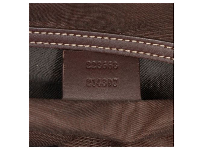 Tote verticale Gucci Beige GG Supreme Joy - vista 7