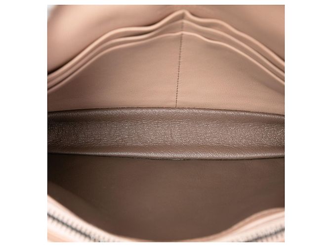 Portafoglio a catena Intrecciato in nappa gialla Bottega Veneta - vista 4