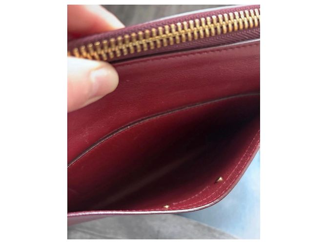 Borsa a mano Chloé Roy in pelle e camoscio Bordò - vista 10