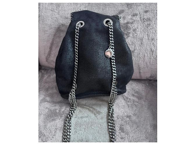 Stella Mc Cartney Stella McCartney Falabella Mini-Rucksack Schwarz - Ansicht 2