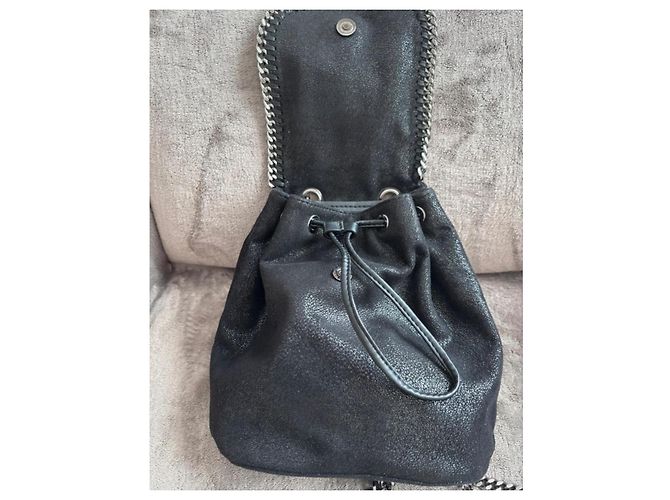 Stella Mc Cartney Stella McCartney Falabella Mini-Rucksack Schwarz - Ansicht 4