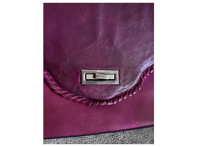 Bolso de cuero Pierre Balmain en púrpura - vista 5