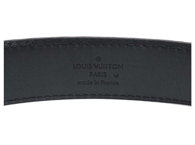 CINTURÃO LOUIS VUITTON FIVELA TRUNK DOURADA E COURO DE PYTHON BEGE T85 - vista 6