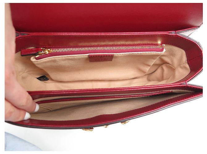 NUOVA BORSA A MANO GUCCI HORSEBIT 1955 MM 602204 CANVAS GG SUPREME Beige - vista 9