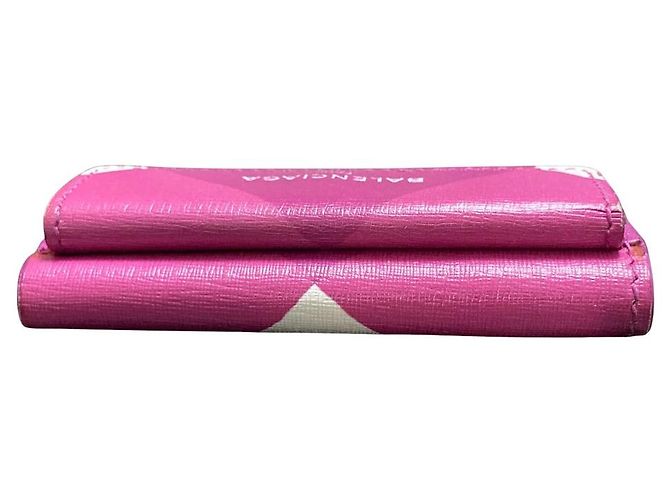 Portafoglio Tri-fold Papier Balenciaga Rosa - vista 5