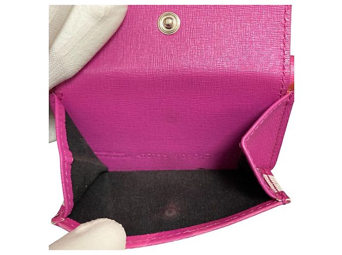 Portafoglio Tri-fold Papier Balenciaga Rosa - vista 7