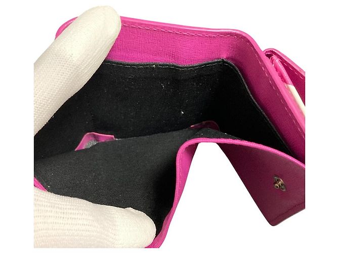 Portafoglio Tri-fold Papier Balenciaga Rosa - vista 8