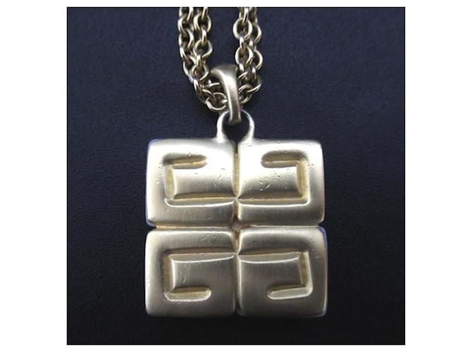 Collana in pietra con logo 4G Givenchy D'oro Metallico - vista 2