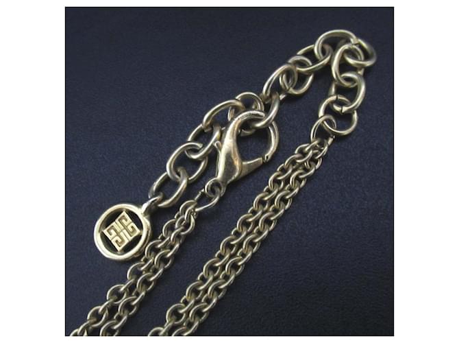 Collana in pietra con logo 4G Givenchy D'oro Metallico - vista 5