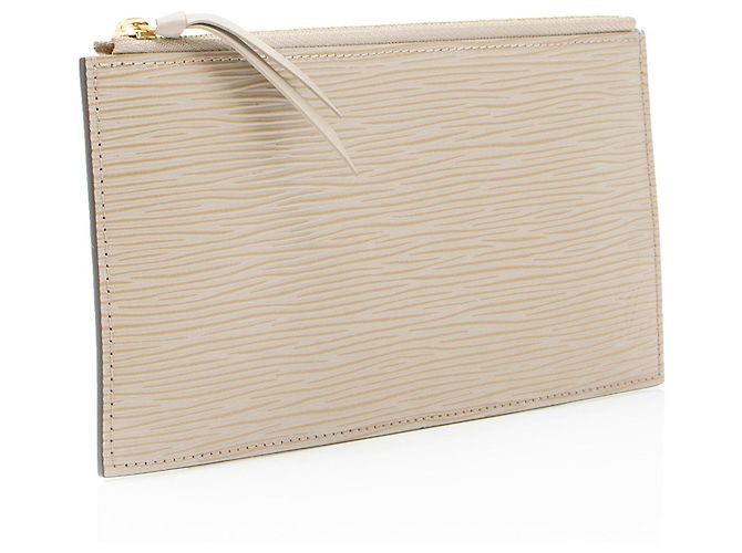 Pochette Félicie Inserto Felicie in pelle Epi Louis Vuitton Marrone Beige - vista 2