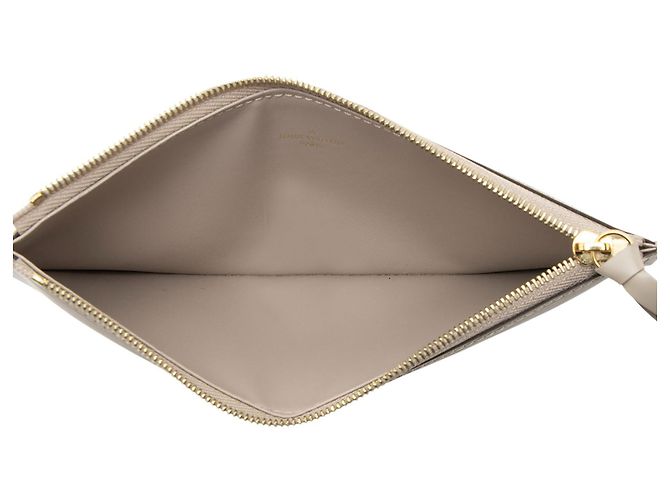 Pochette Félicie Inserto Felicie in pelle Epi Louis Vuitton Marrone Beige - vista 4