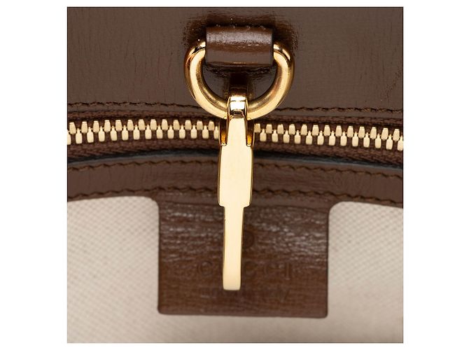 Gucci GG Supreme Retro Piccola Tote Marrone Beige - vista 10