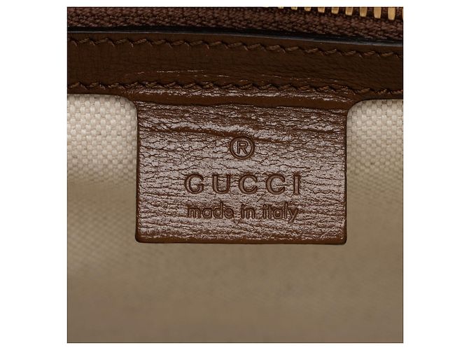 Gucci GG Supreme Retro Piccola Tote Marrone Beige - vista 8