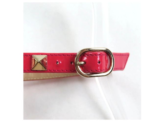 Rockstud Lackleder-Sandalen von Valentino Garavani Pink - Ansicht 8
