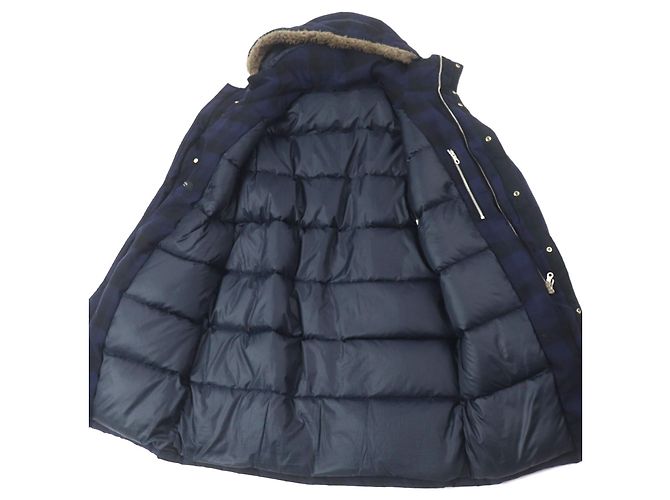 Paul Smith LONDON Down Wool Down Jacket Blue Navy blue - view 4