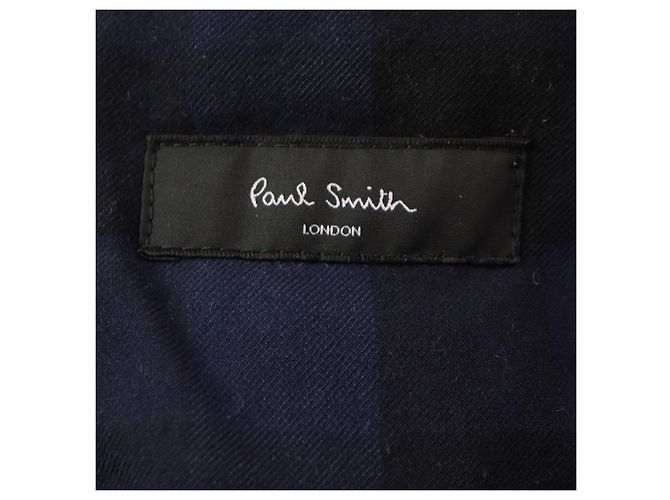Paul Smith LONDON Down Wool Down Jacket Blue Navy blue - view 7