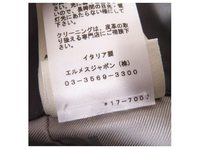 Hosen aus Lammleder von Hermès Grau - Ansicht 11