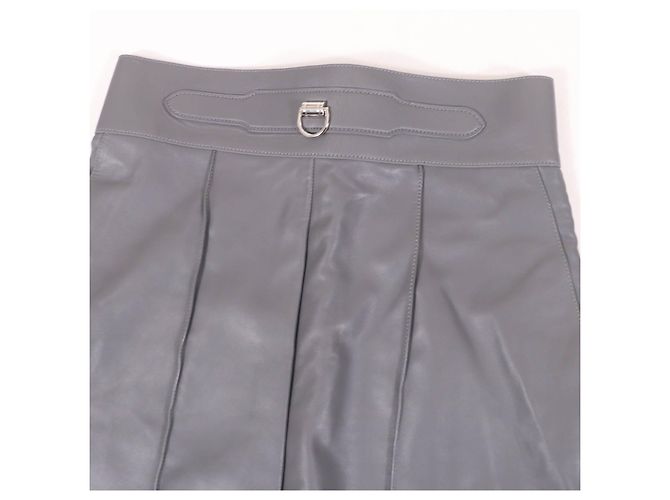 Hosen aus Lammleder von Hermès Grau - Ansicht 3