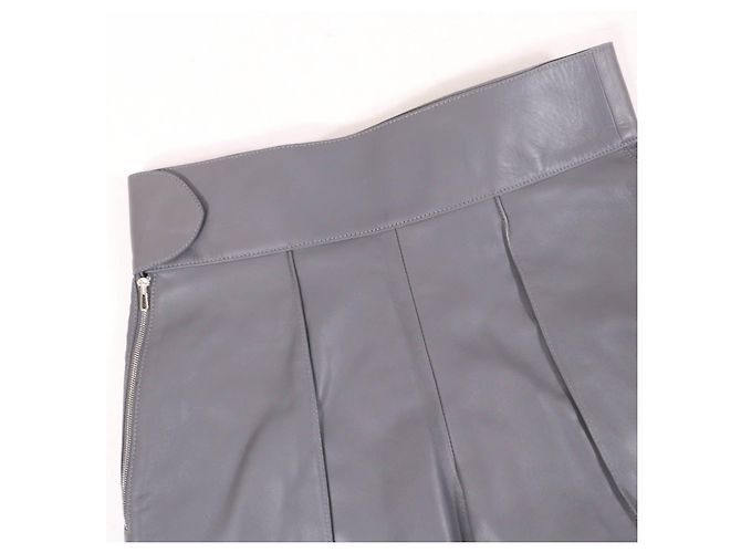 Hosen aus Lammleder von Hermès Grau - Ansicht 5
