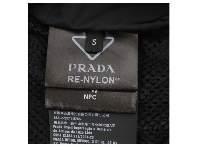 Chaqueta bomber Prada Re-Nylon de nailon Negro - vista 10