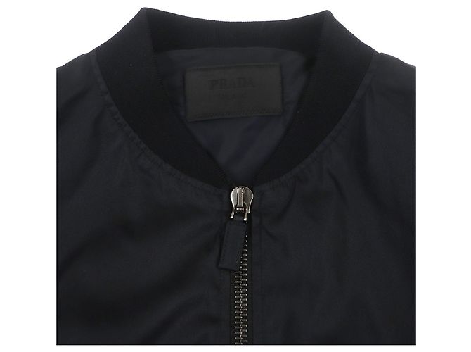 Chaqueta bomber Prada Re-Nylon de nailon Negro - vista 2