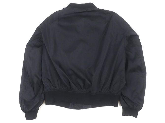 Chaqueta bomber Prada Re-Nylon de nailon Negro - vista 3