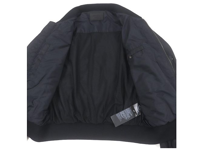 Chaqueta bomber Prada Re-Nylon de nailon Negro - vista 4