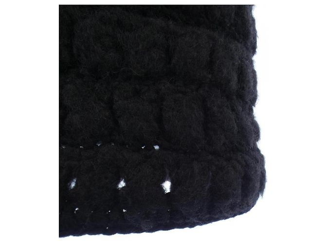 Falda de mezcla de cachemira Chanel Negro - vista 6