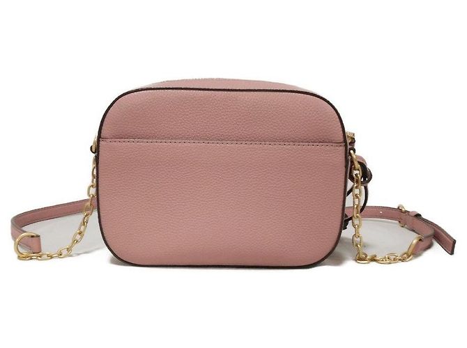 Borsa a Spalla McGraw Camera in Pelle Granulata Tory Burch Rosa - vista 3