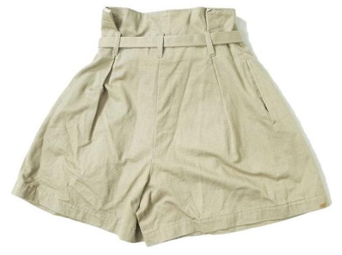 Autre Marque Shorts de algodão Ray BEAMS Bege - vista 2
