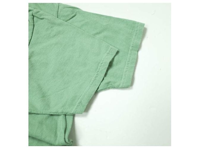 Autre Marque Camiseta FRUIT OF THE LOOM de algodón con bolsillo y cuello redondo Verde - vista 5