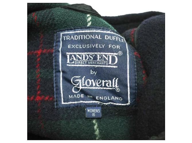 Autre Marque Abrigo de lana Melton Lands' End x Gloverall Azul Azul marino - vista 3