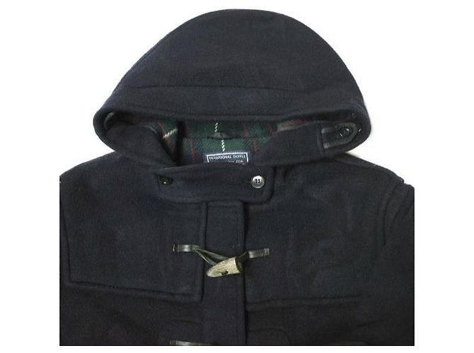 Autre Marque Abrigo de lana Melton Lands' End x Gloverall Azul Azul marino - vista 4