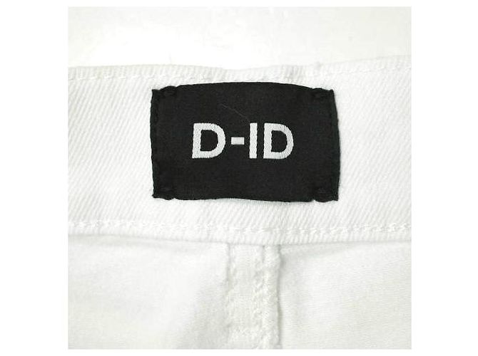 Autre Marque Calça jeans skinny com tornozelo D-ID FLORENCE Branco - vista 4
